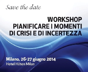 WORKSHOP PIANIFICARE I MOMENTI DI CRISI